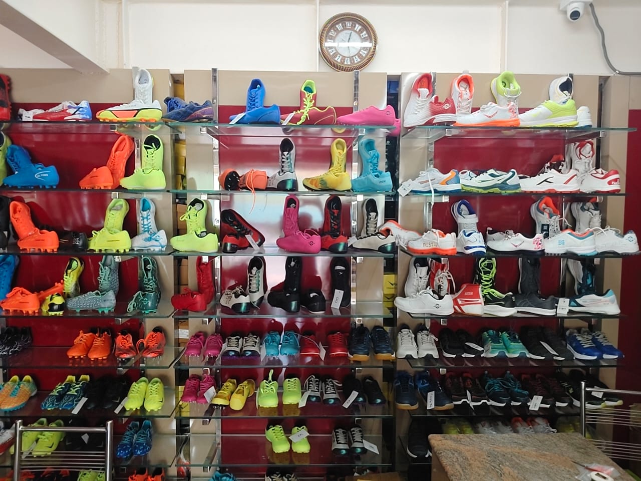 Premium Sports Equipment Display