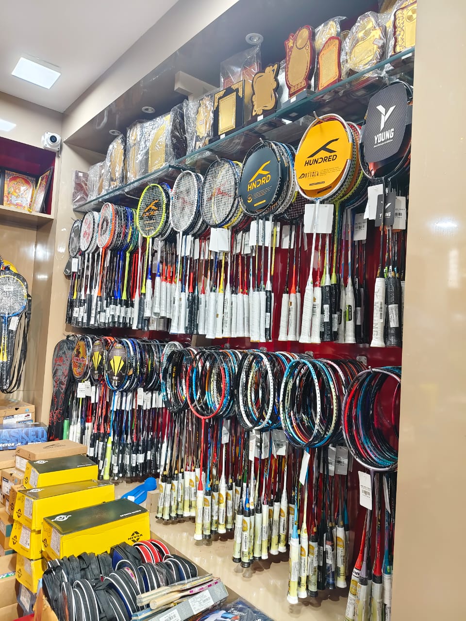 Badminton Racket Section